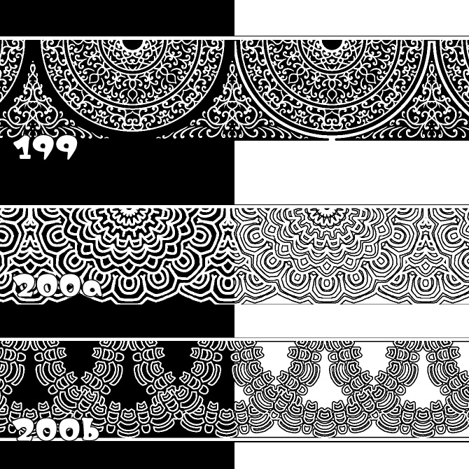 【無償】199&200a&200b みそおねぎ飾り枠集_体験版ブラシ