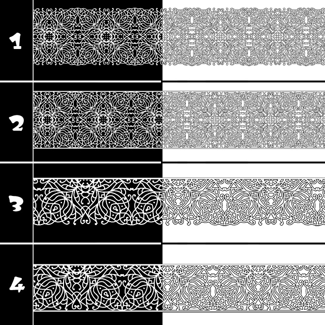 No.201 みそおねぎ飾り枠集