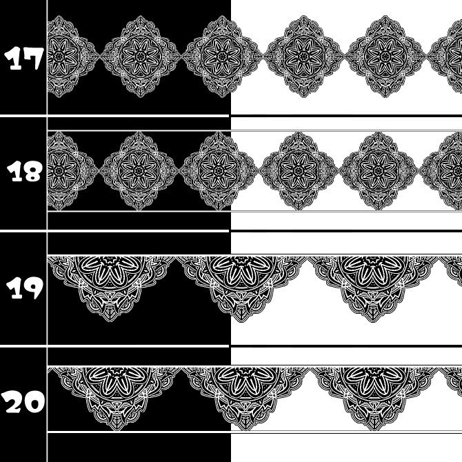 No.202a みそおねぎ飾り枠集
