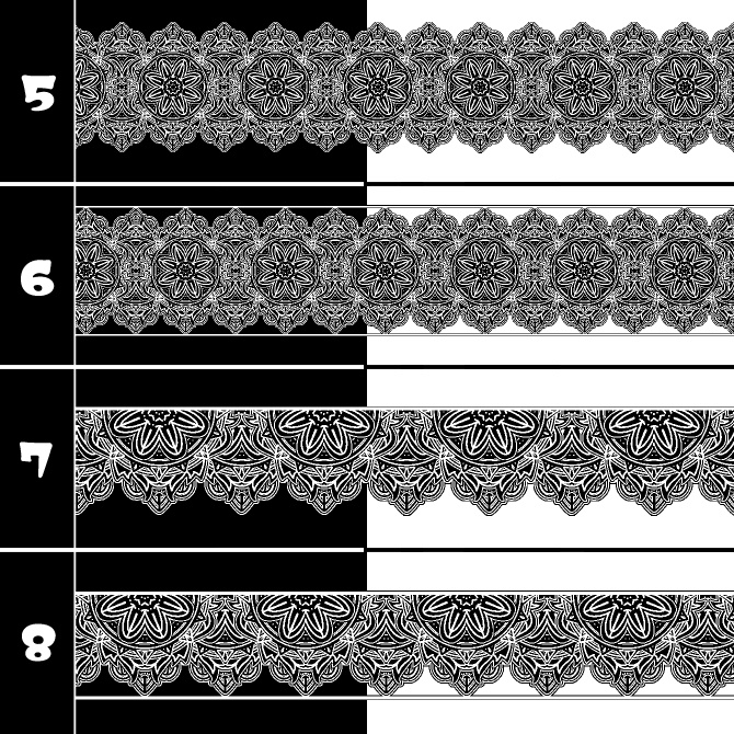 No.202a みそおねぎ飾り枠集