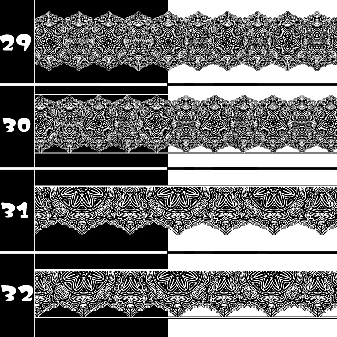 No.202a みそおねぎ飾り枠集