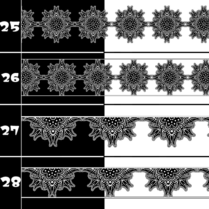 No.202b みそおねぎ飾り枠集