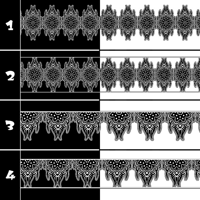 No.202b みそおねぎ飾り枠集