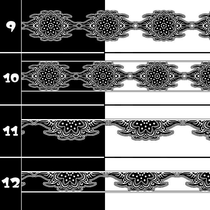 No.202b みそおねぎ飾り枠集
