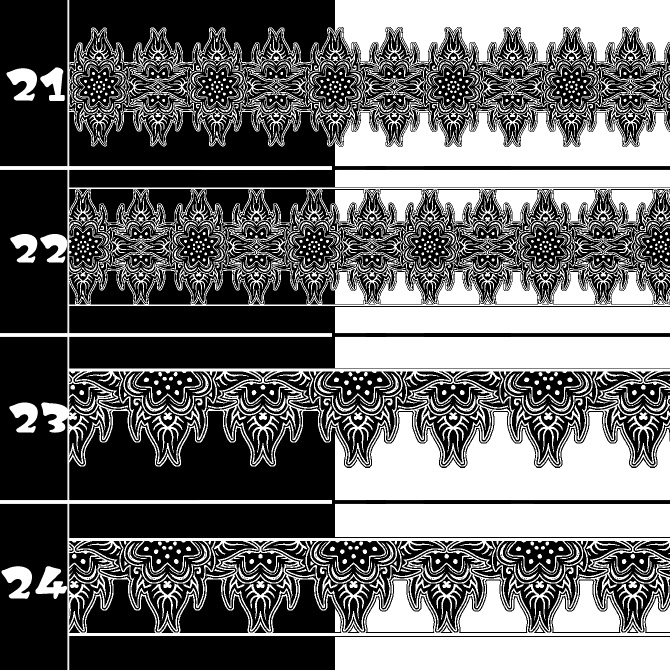 No.202b みそおねぎ飾り枠集