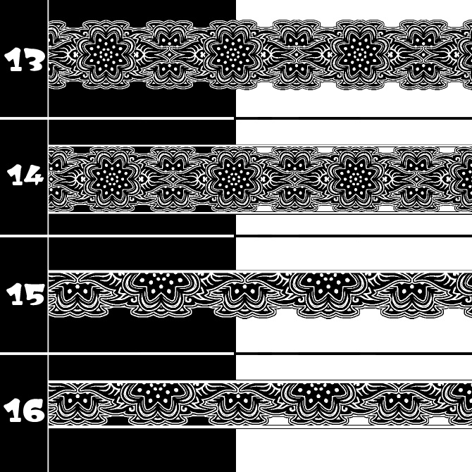 No.202b みそおねぎ飾り枠集