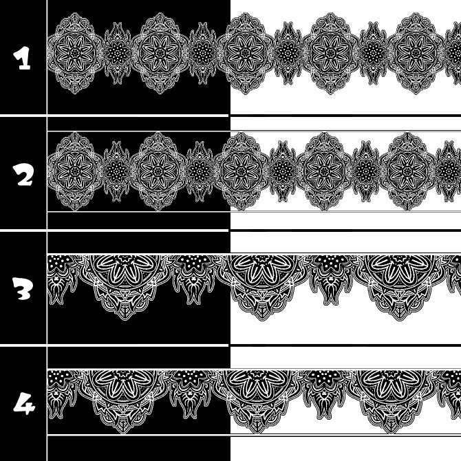No.202c みそおねぎ飾り枠集
