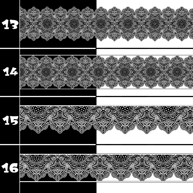 No.202c みそおねぎ飾り枠集