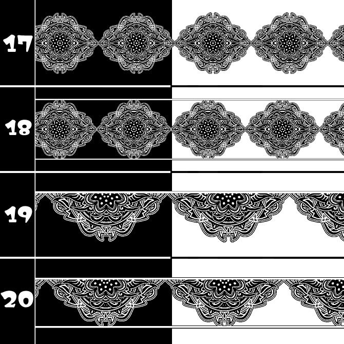 No.202c みそおねぎ飾り枠集