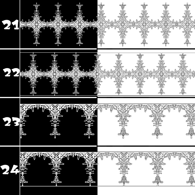 No.203 みそおねぎ飾り枠集
