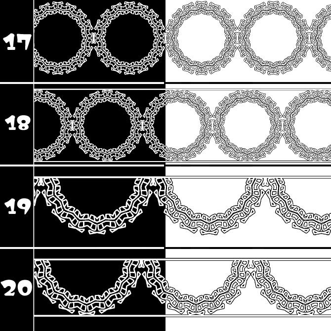 No.204 みそおねぎ飾り枠集