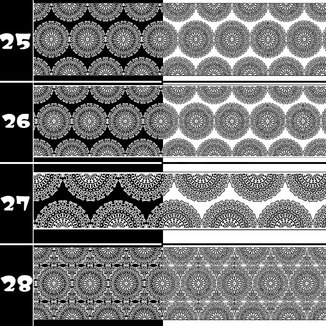 No.204 みそおねぎ飾り枠集