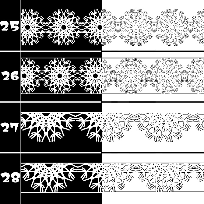 No.206 みそおねぎ飾り枠集