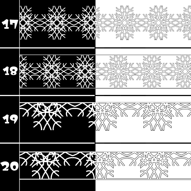 No.206 みそおねぎ飾り枠集