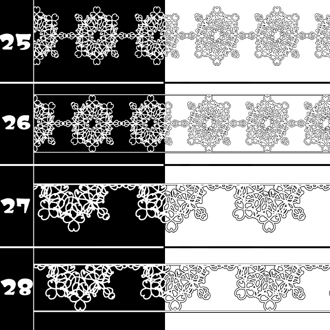 No.208 みそおねぎ飾り枠集