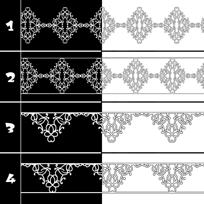 No.208 みそおねぎ飾り枠集