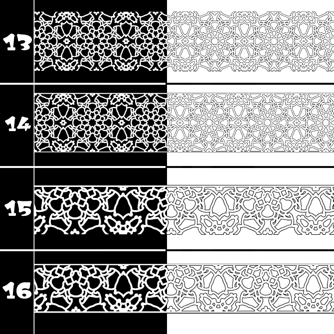 No.209 みそおねぎ飾り枠集
