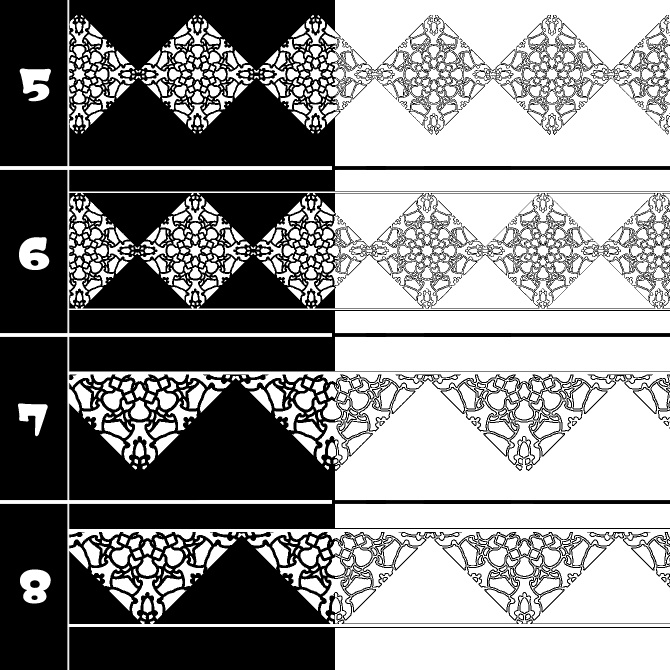 No.209 みそおねぎ飾り枠集