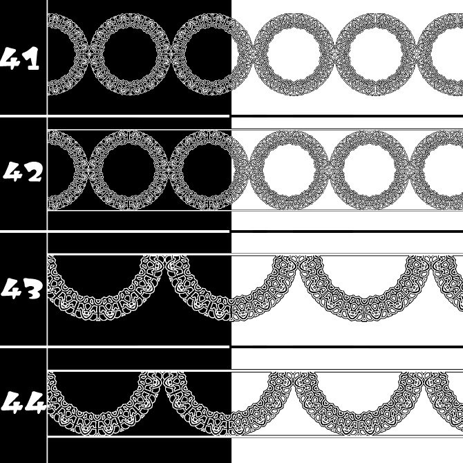 No.211a みそおねぎ飾り枠集