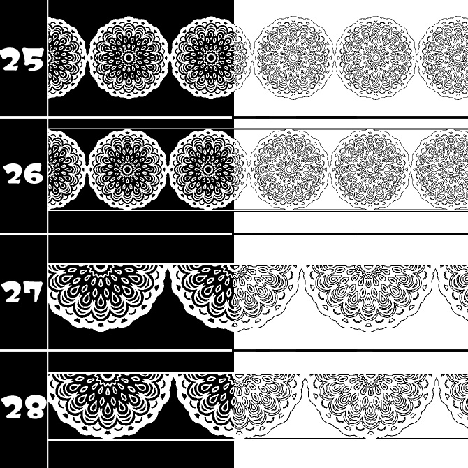 No.211a みそおねぎ飾り枠集