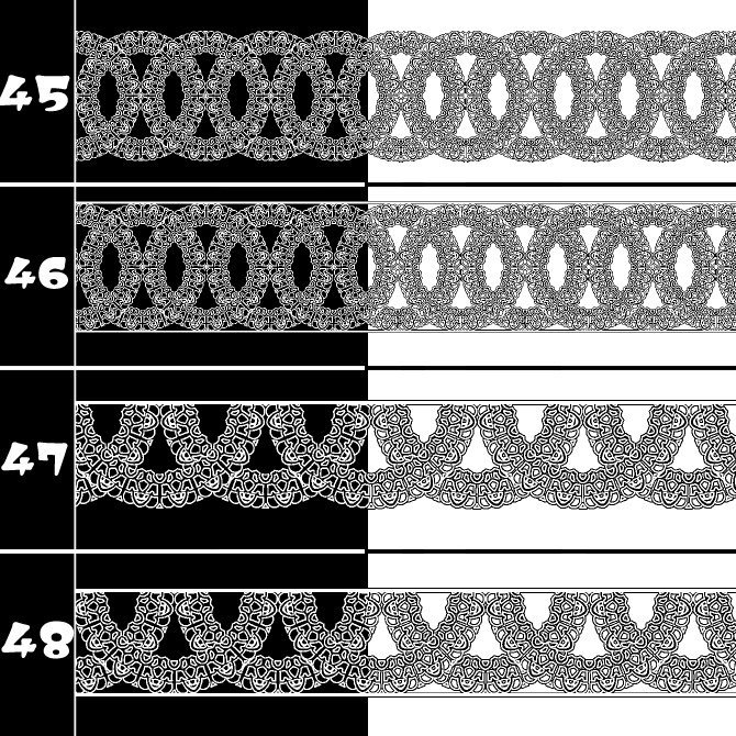 No.211a みそおねぎ飾り枠集