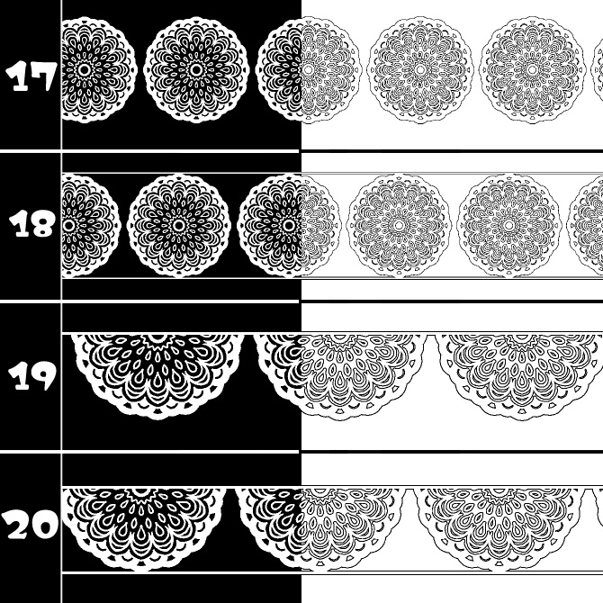 No.211a みそおねぎ飾り枠集