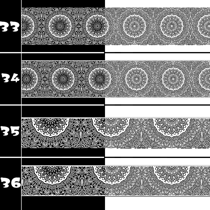 No.211b みそおねぎ飾り枠集