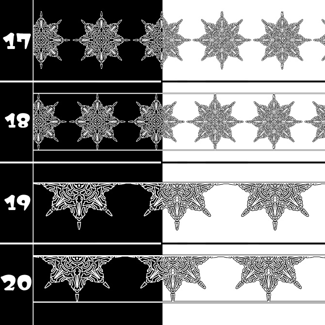 No.211b みそおねぎ飾り枠集