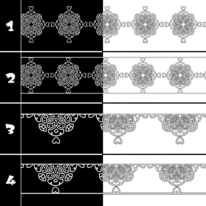 No.213a みそおねぎ飾り枠集