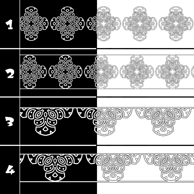No.213b みそおねぎ飾り枠集