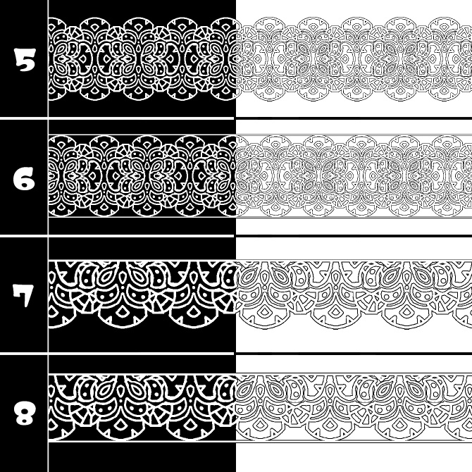 No.213c みそおねぎ飾り枠集