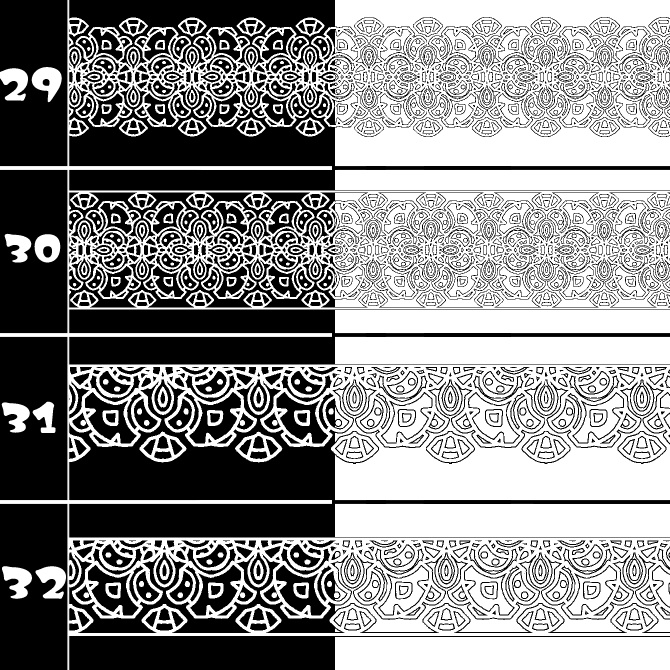 No.213c みそおねぎ飾り枠集