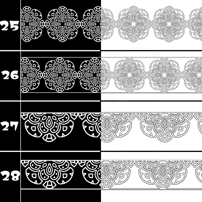 No.213c みそおねぎ飾り枠集