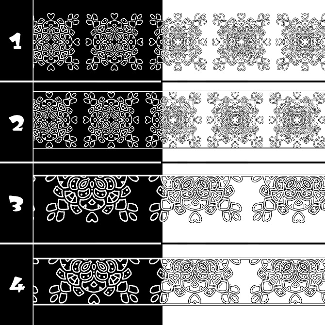 No.213d みそおねぎ飾り枠集