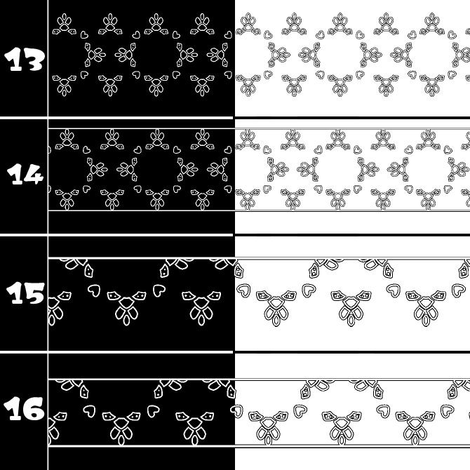 No.213e みそおねぎ飾り枠集