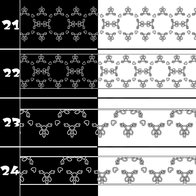 No.213e みそおねぎ飾り枠集