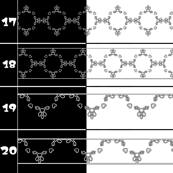 No.213e みそおねぎ飾り枠集