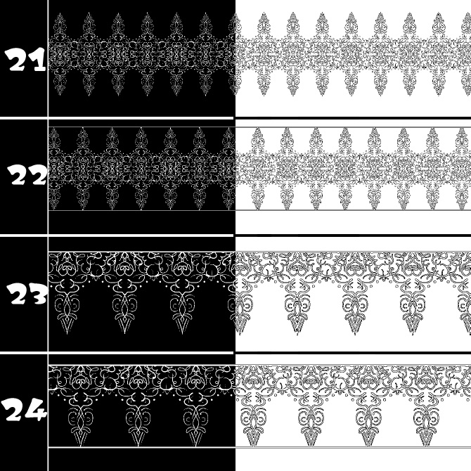 No.214a みそおねぎ飾り枠集