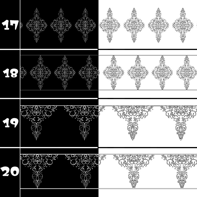 No.214a みそおねぎ飾り枠集