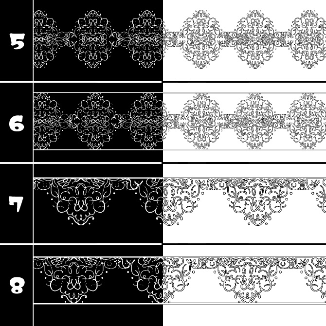 No.214a みそおねぎ飾り枠集