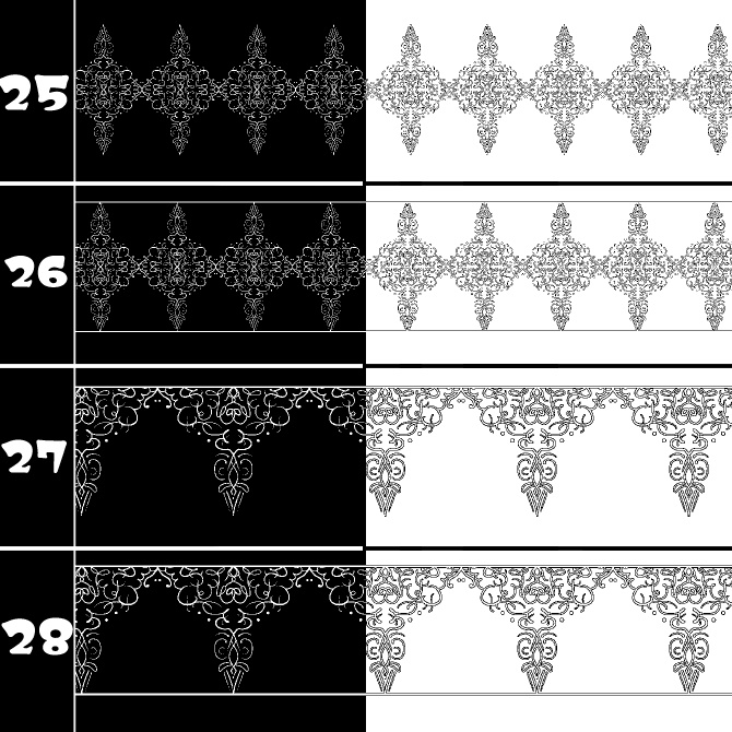 No.214a みそおねぎ飾り枠集
