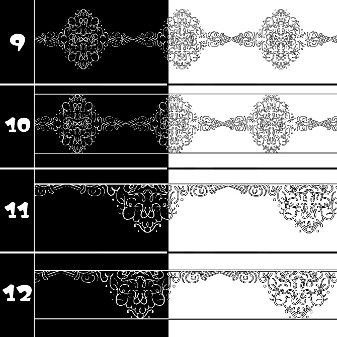 No.214a みそおねぎ飾り枠集
