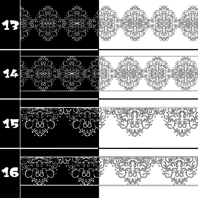 No.214a みそおねぎ飾り枠集