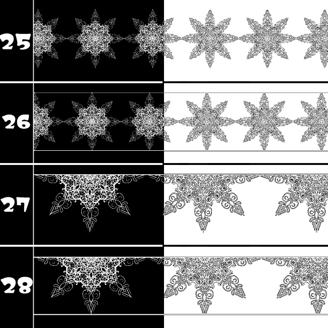 No.214b みそおねぎ飾り枠集