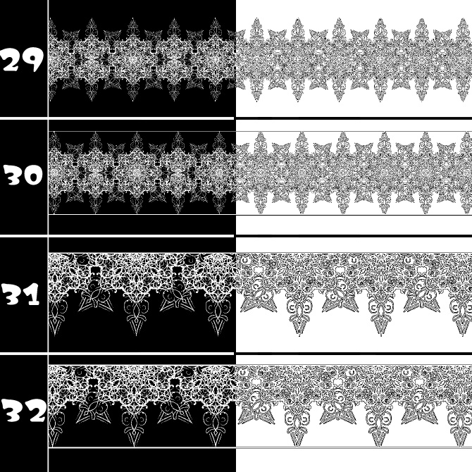 No.214b みそおねぎ飾り枠集