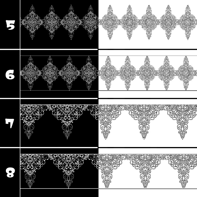 No.214b みそおねぎ飾り枠集