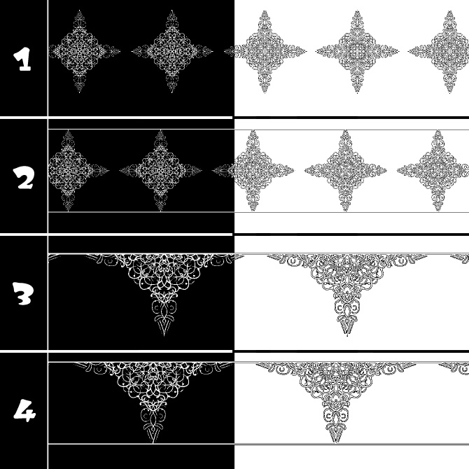 No.214b みそおねぎ飾り枠集
