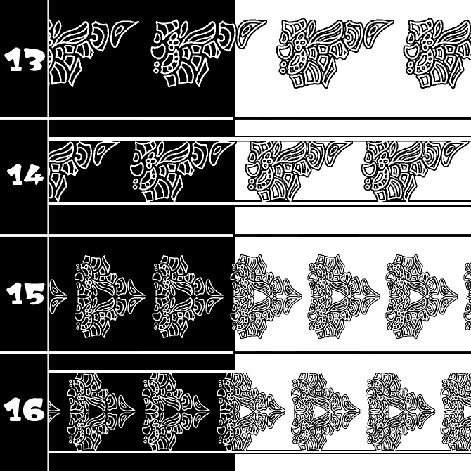 No.215aみそおねぎ飾り枠集