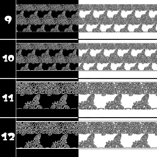 No.215aみそおねぎ飾り枠集
