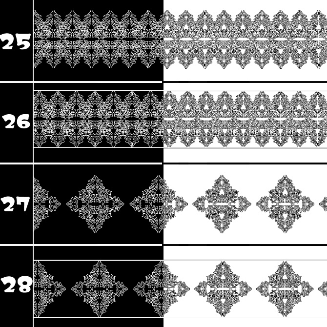 No.215aみそおねぎ飾り枠集